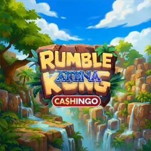 Isang makulay na jungle-themed slot game na may mga animated na gorilla at bingo-style grid.