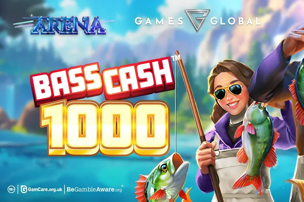 Isang makulay na slot game na may temang pangingisda at mga simbolo ng isda.